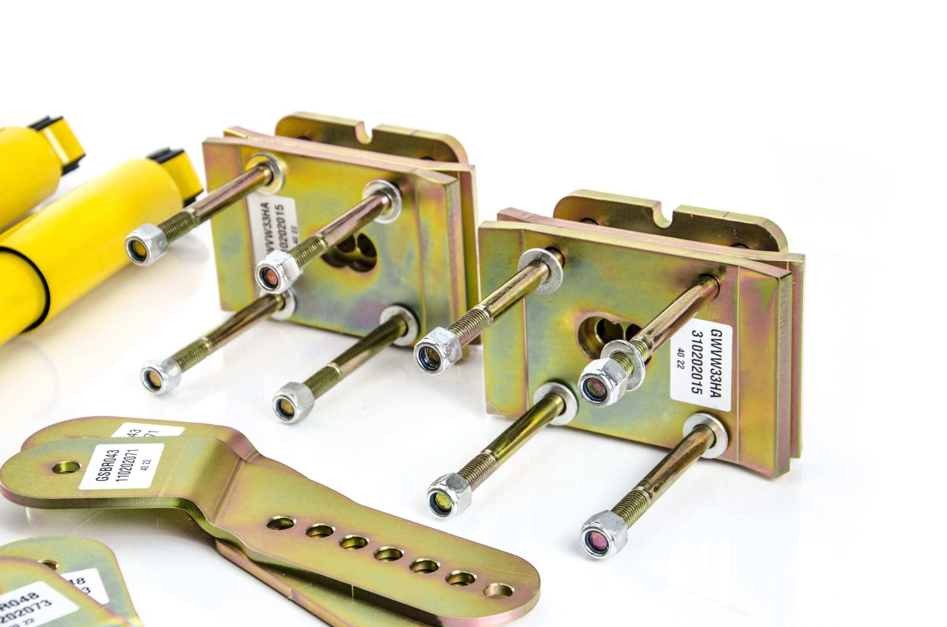 MTS Technik Street Series Coilover Kit - Gold Housing for 2016-2020 Audi A3 (8V)