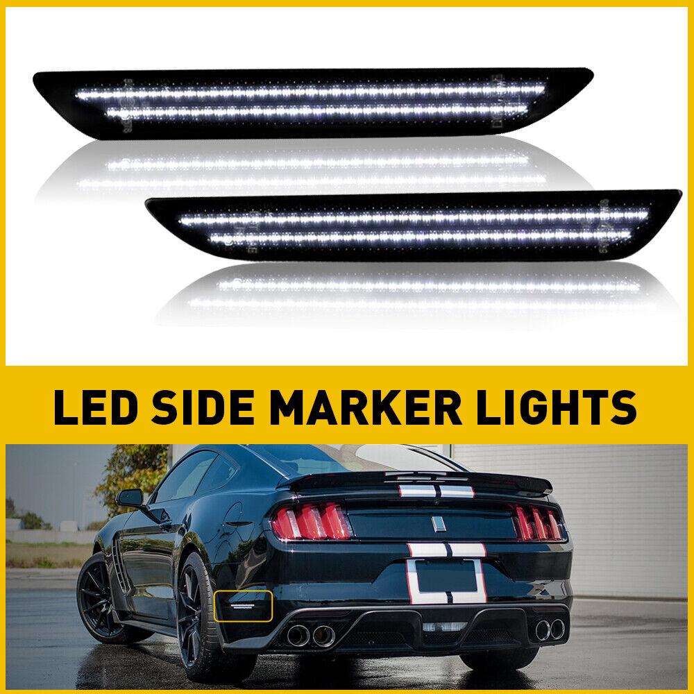 MUSTANG 15-23 REAR SMOKED LED SIDE MARKERS