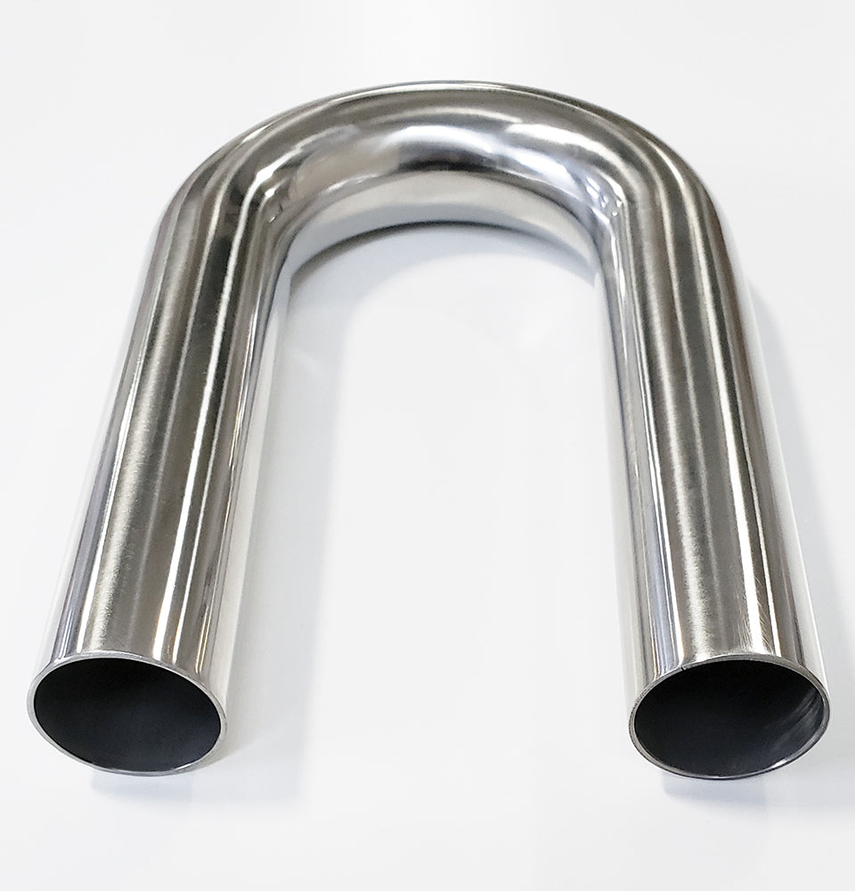 3.000" x 0.047" 180° Mandrel Bend CP2 Titanium - (4.500" CLR / 6.000" Legs)