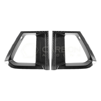 2024+ S650 Mustang Dark Horse Carbon Fiber Upper Grille Trim Covers