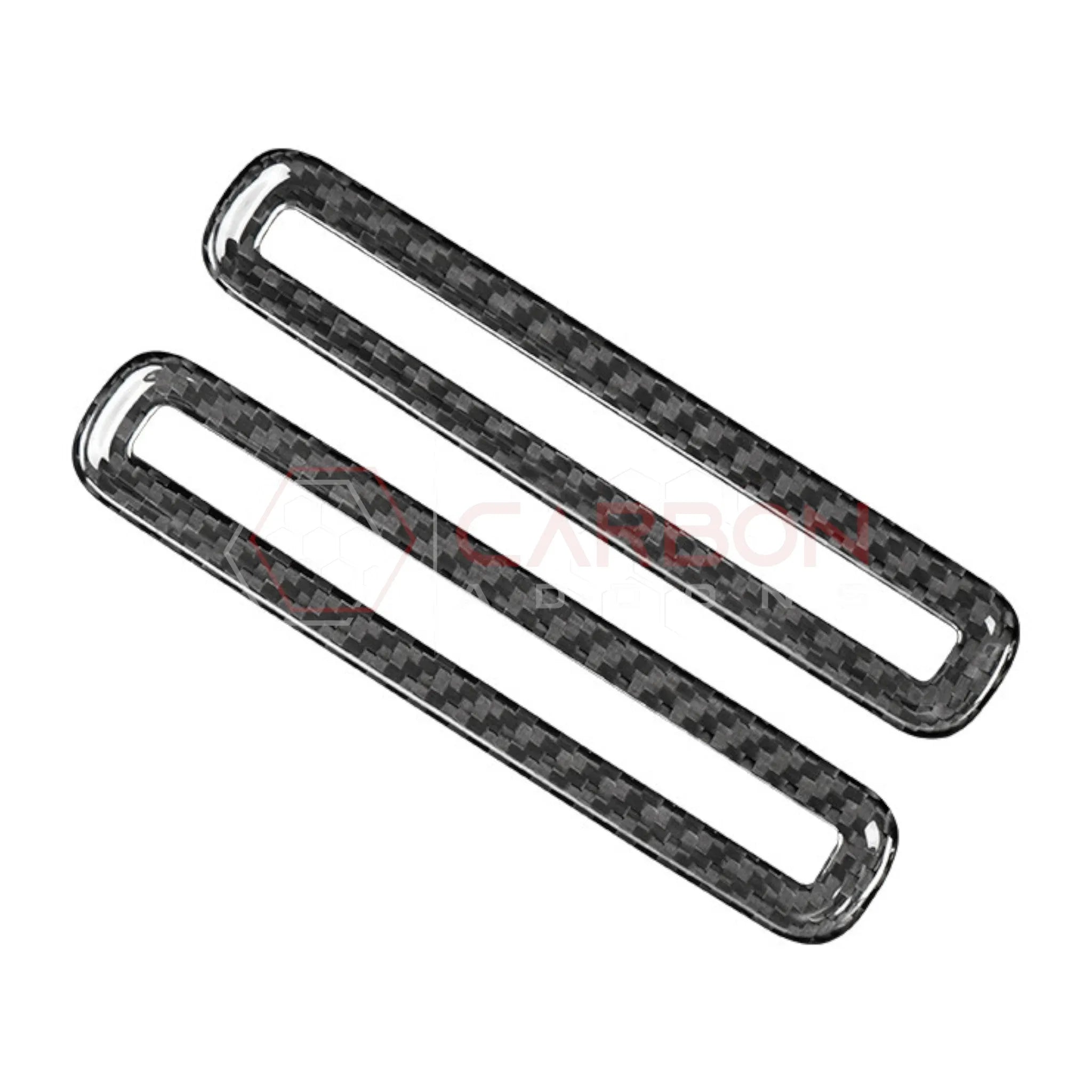 2024+ S650 Mustang Hard Carbon Fiber Door AC Vent Trim Covers