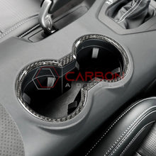 2024+ S650 Mustang Hard Carbon Fiber Cup Holder Trim Cover