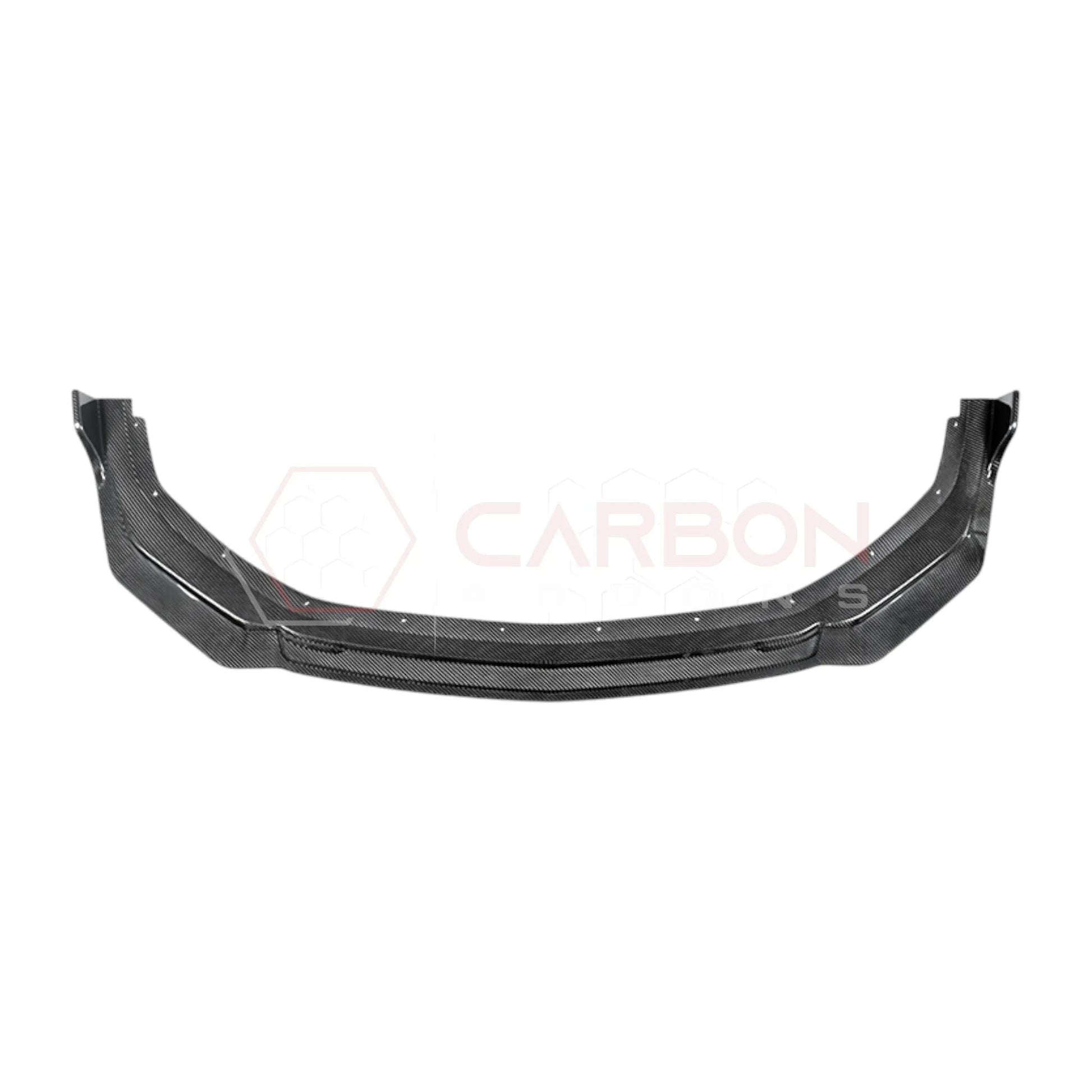 2024+ Mustang S650 GT Ecoboost Real Carbon Fiber Front Bumper Lip Splitter Extension | 1pc
