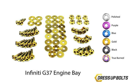 Infiniti G37 Coupe and Sedan (2008-2013) Titanium Engine Bay Kit