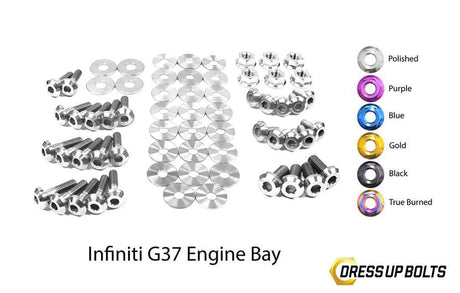 Infiniti G37 Coupe and Sedan (2008-2013) Titanium Engine Bay Kit