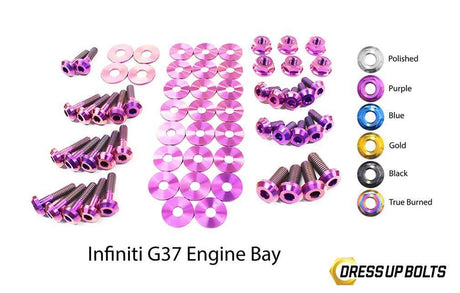 Infiniti G37 Coupe and Sedan (2008-2013) Titanium Engine Bay Kit