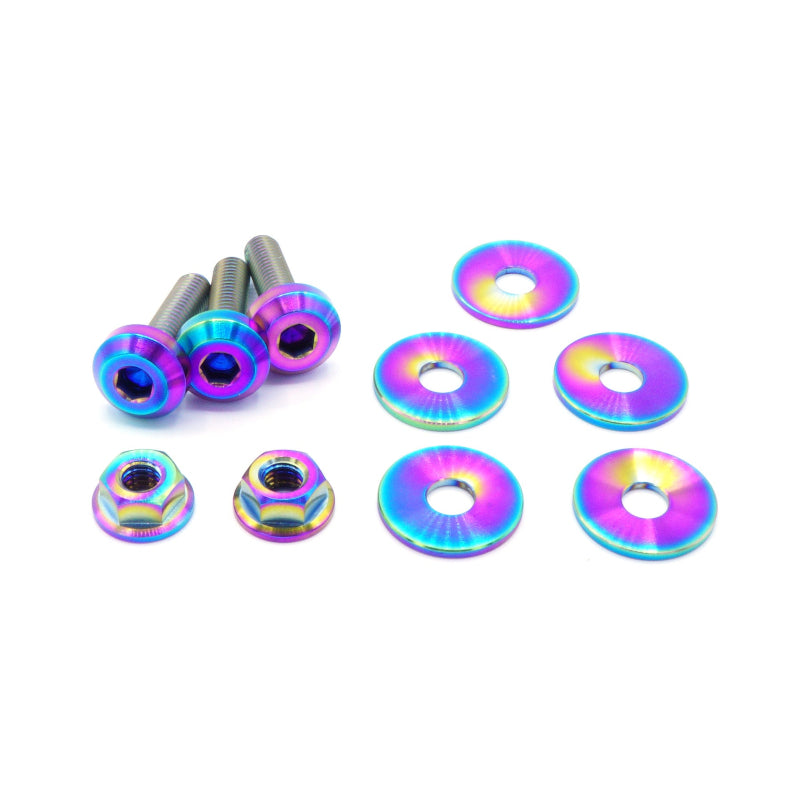 Titanium Hardware Engine Cover Kit - VQ37VHR Engine