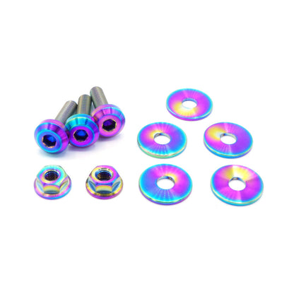 Titanium Hardware Engine Cover Kit - VQ37VHR Engine