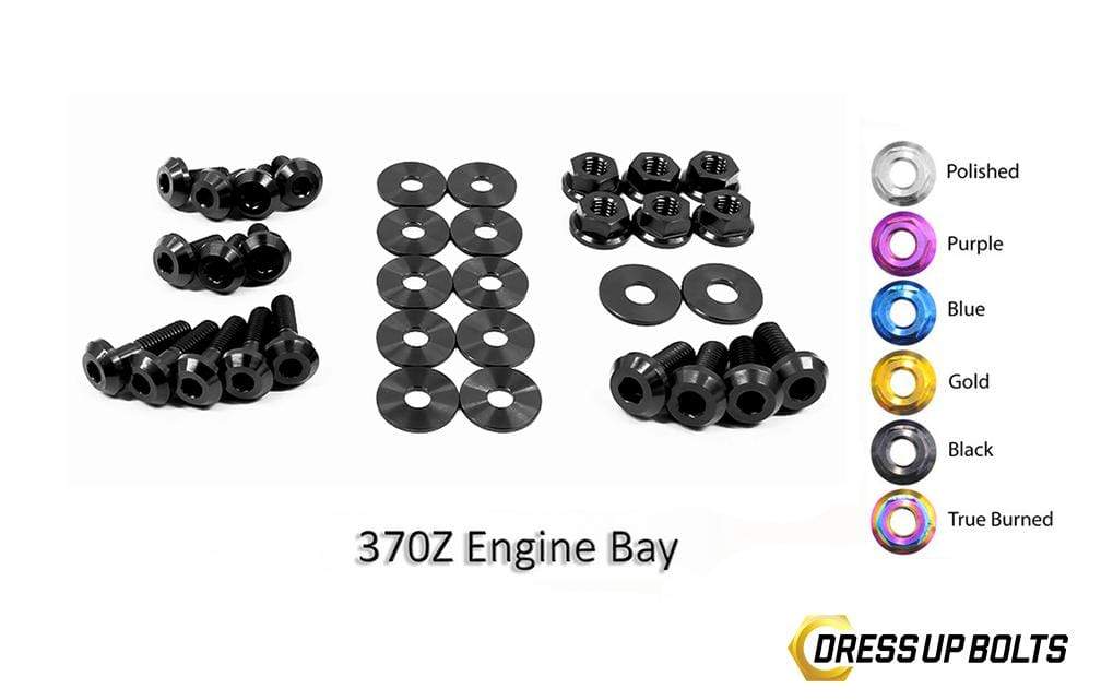 Dress Up Bolts Titanium Hardware Engine Bay Kit - Nissan 370Z (2009-2020)