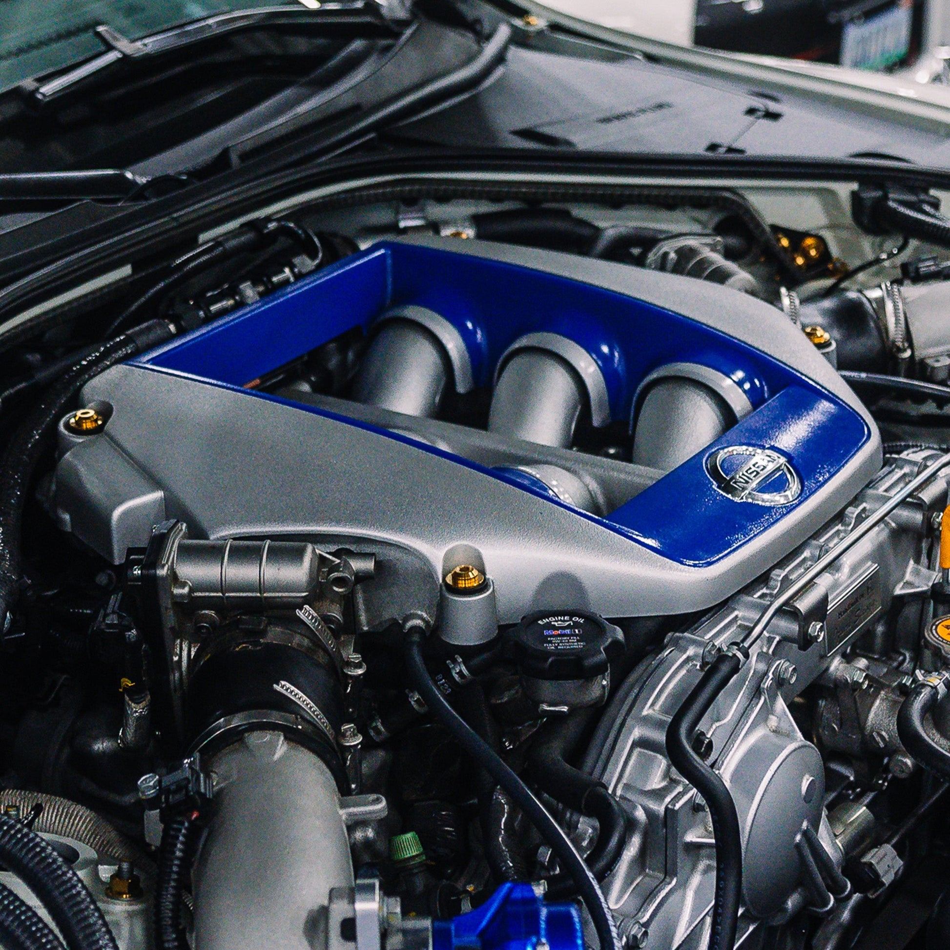 Titanium Hardware Engine Cover Kit - Nissan VR38DETT Engine