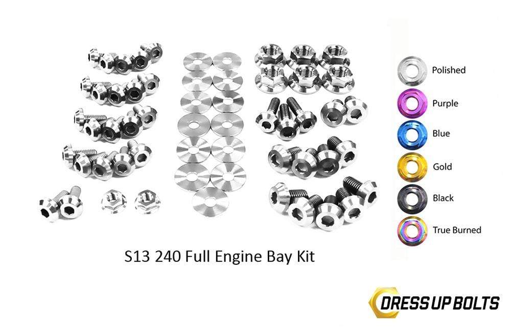 Nissan S13 240sx (1989-1995) Titanium Full Engine Bay Kit