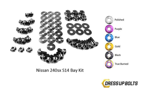 Nissan S14 240sx (1995-1998) Titanium Engine Bay Kit