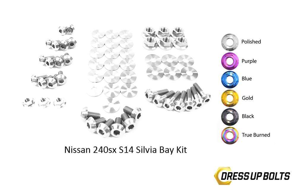 Nissan S14 240sx (1995-1998) Titanium Engine Bay Kit