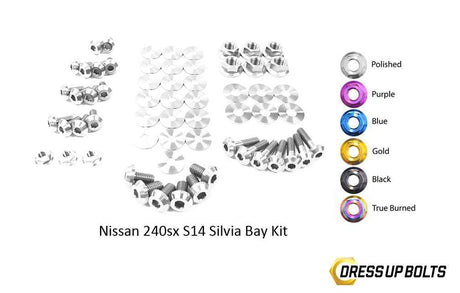 Nissan S14 240sx (1995-1998) Titanium Engine Bay Kit