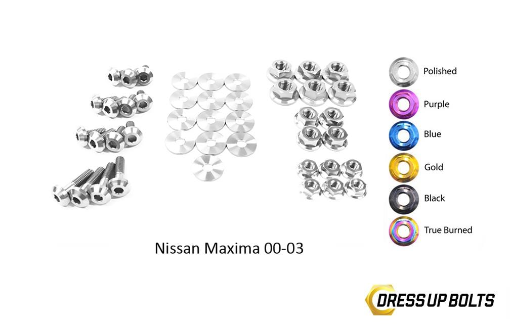 Nissan Maxima (2000-2003) Titanium Engine Bay Kit