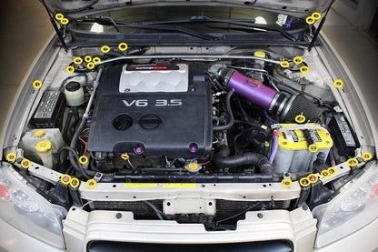 Infiniti I30 (2000-2001) Titanium Engine Bay Kit