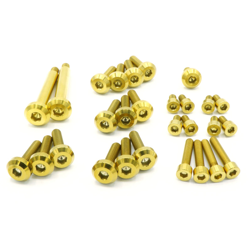 Stage 1 Titanium Hardware Engine Kit - RB25 Engine - Fast Turn Fittings