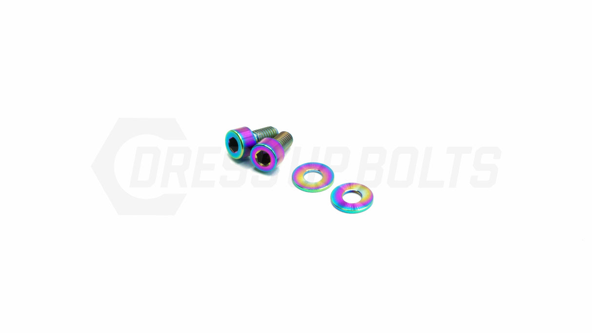 Dress Up Bolts Titanium Hardware Fuel Door Kit - Nissan 300ZX (1990-1999)