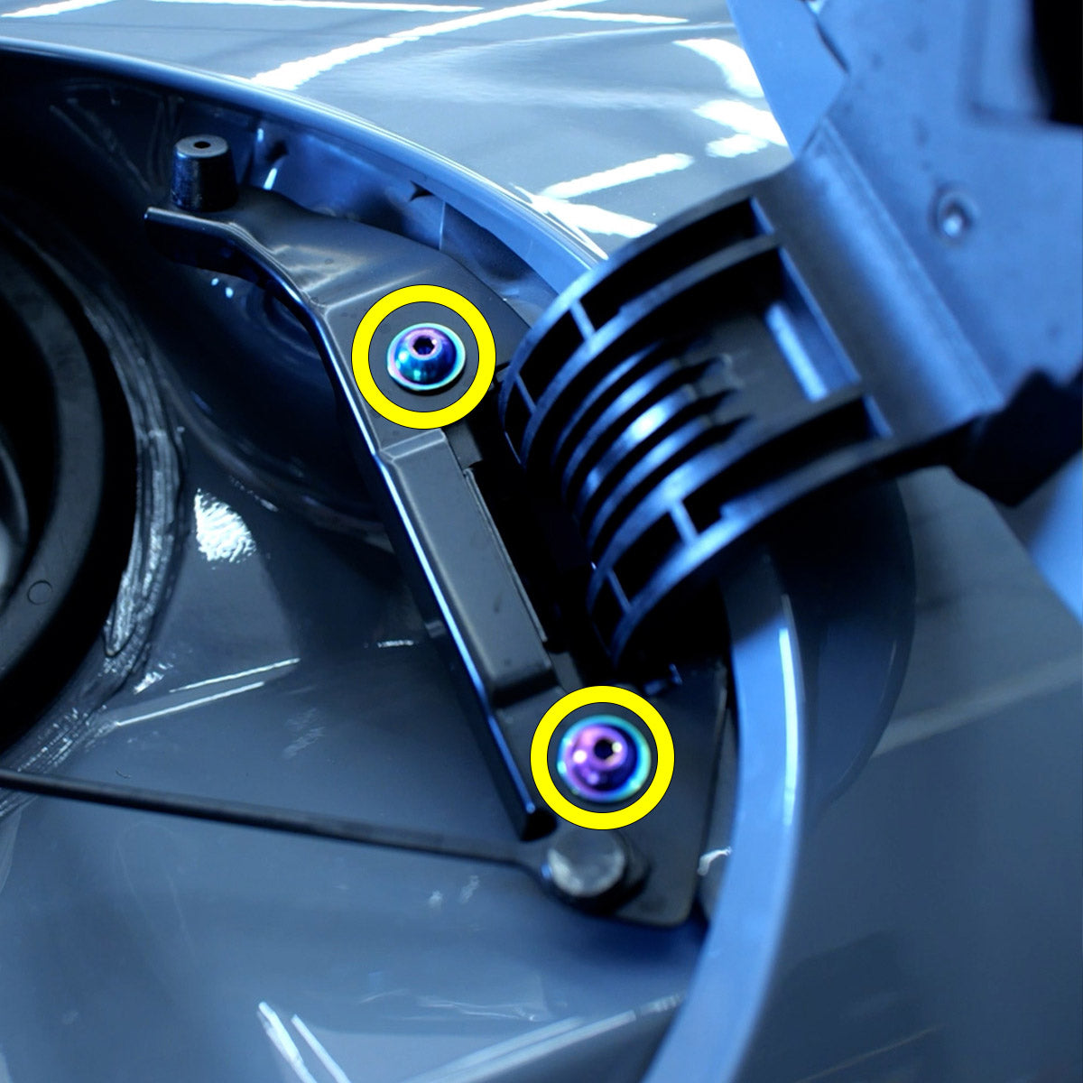 Titanium Hardware Fuel Door Kit - 2023+ Nissan Z