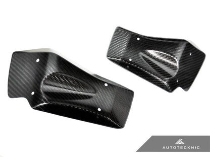 AutoTecknic Dry Carbon Fiber Brake Cooling Duct - Nissan R35 GTR