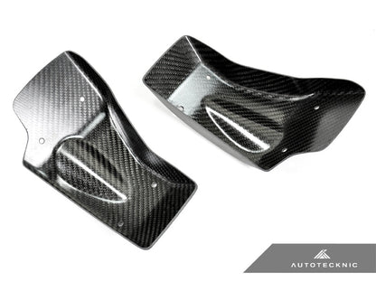 AutoTecknic Dry Carbon Fiber Brake Cooling Duct - Nissan R35 GTR