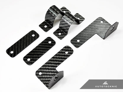 AutoTecknic Dry Carbon Fiber Brake Cooling Duct - Nissan R35 GTR