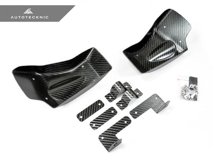 AutoTecknic Dry Carbon Fiber Brake Cooling Duct - Nissan R35 GTR