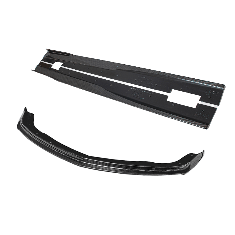 2008-09 Pontiac G8 Carbon Fiber Front Splitter & Side Skirts