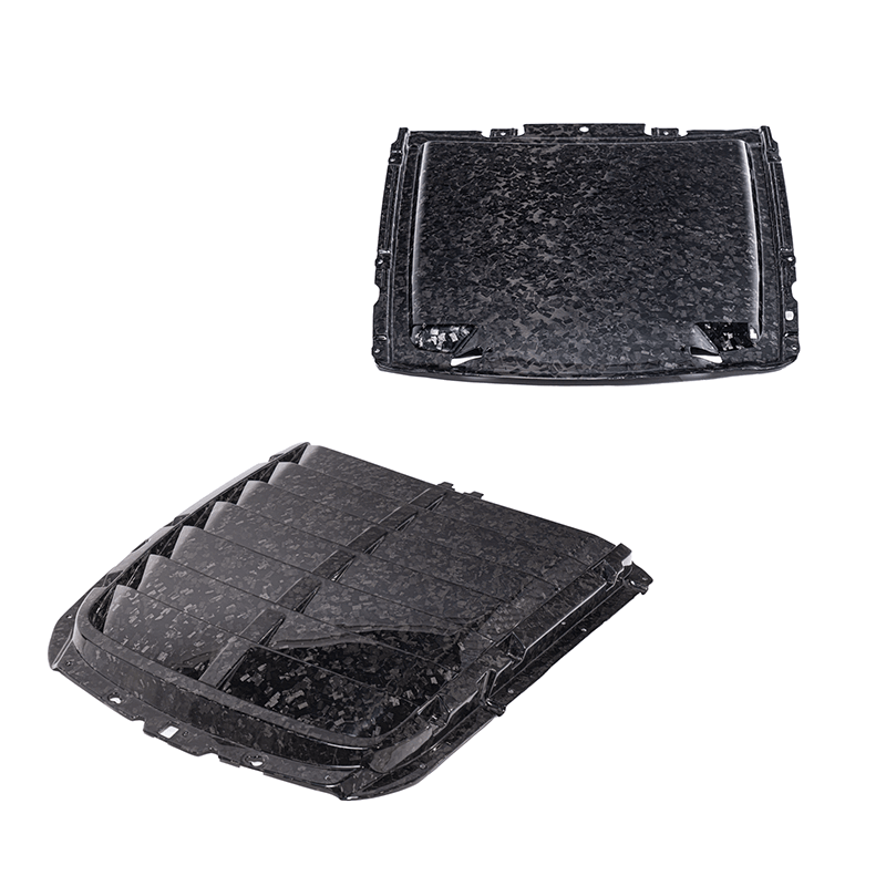 2020-23 Ford Mustang GT500 Carbon Fiber Front Hood Vent & Rain Tray Cover