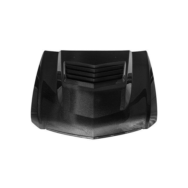 2009-15 Cadillac CTS-V Carbon Fiber Middle Vented Front Bumper Hood