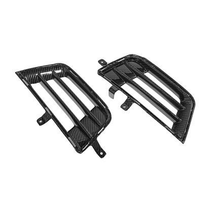 2016-19 Cadillac ATS-V Carbon Fiber Front Grille Accent Bezel Insert