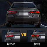 2018 - 2023 Toyota Camry LED Tail Lights Lexus Style