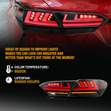 2018 - 2023 Toyota Camry LED Tail Lights Lexus Style