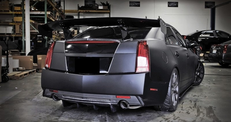 Cadillac CTS-V Sedan GTC500 Carbon Fiber Adjustable Wing 2008 - 2015