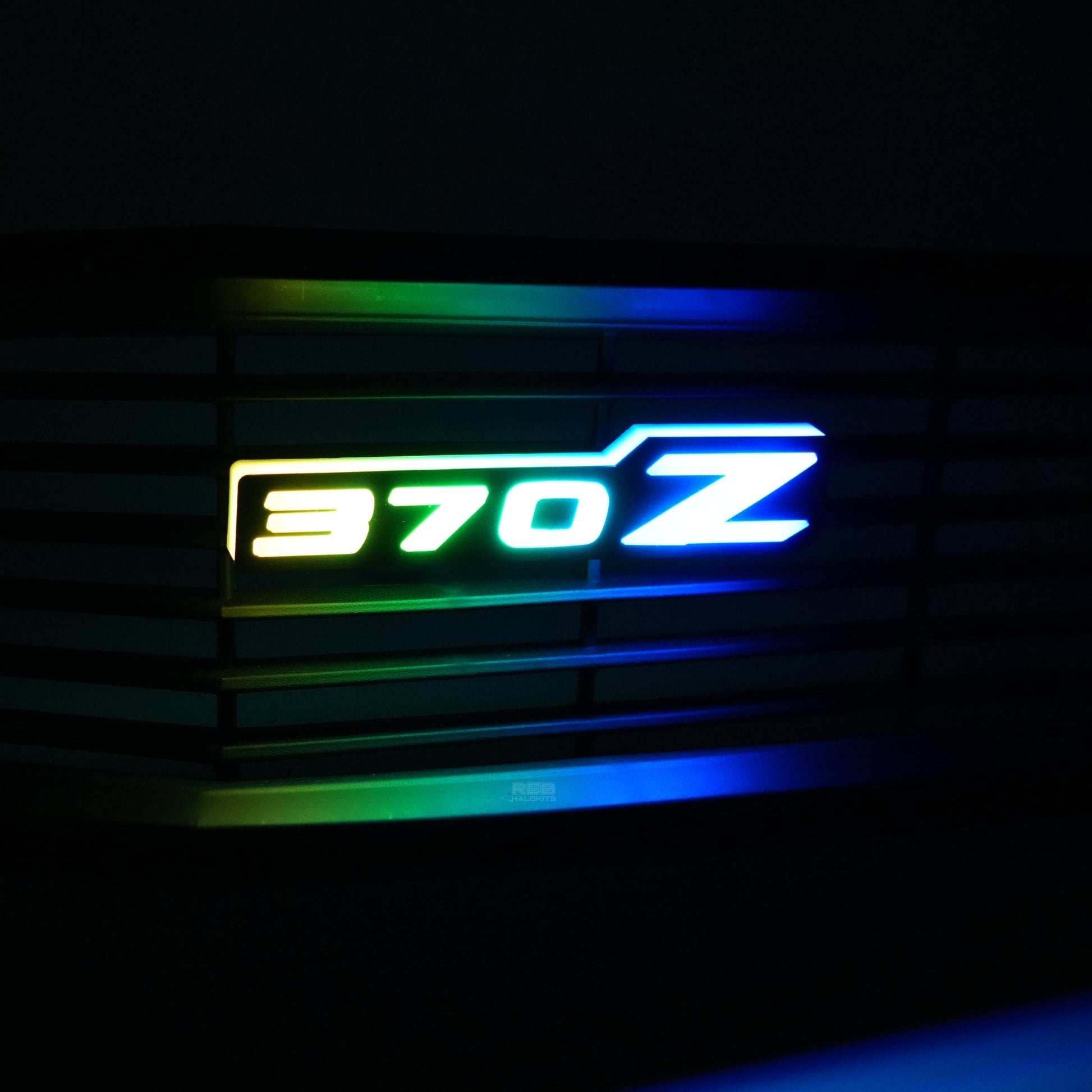 Nissan 370z LED Badge: (Multicolor Flow)