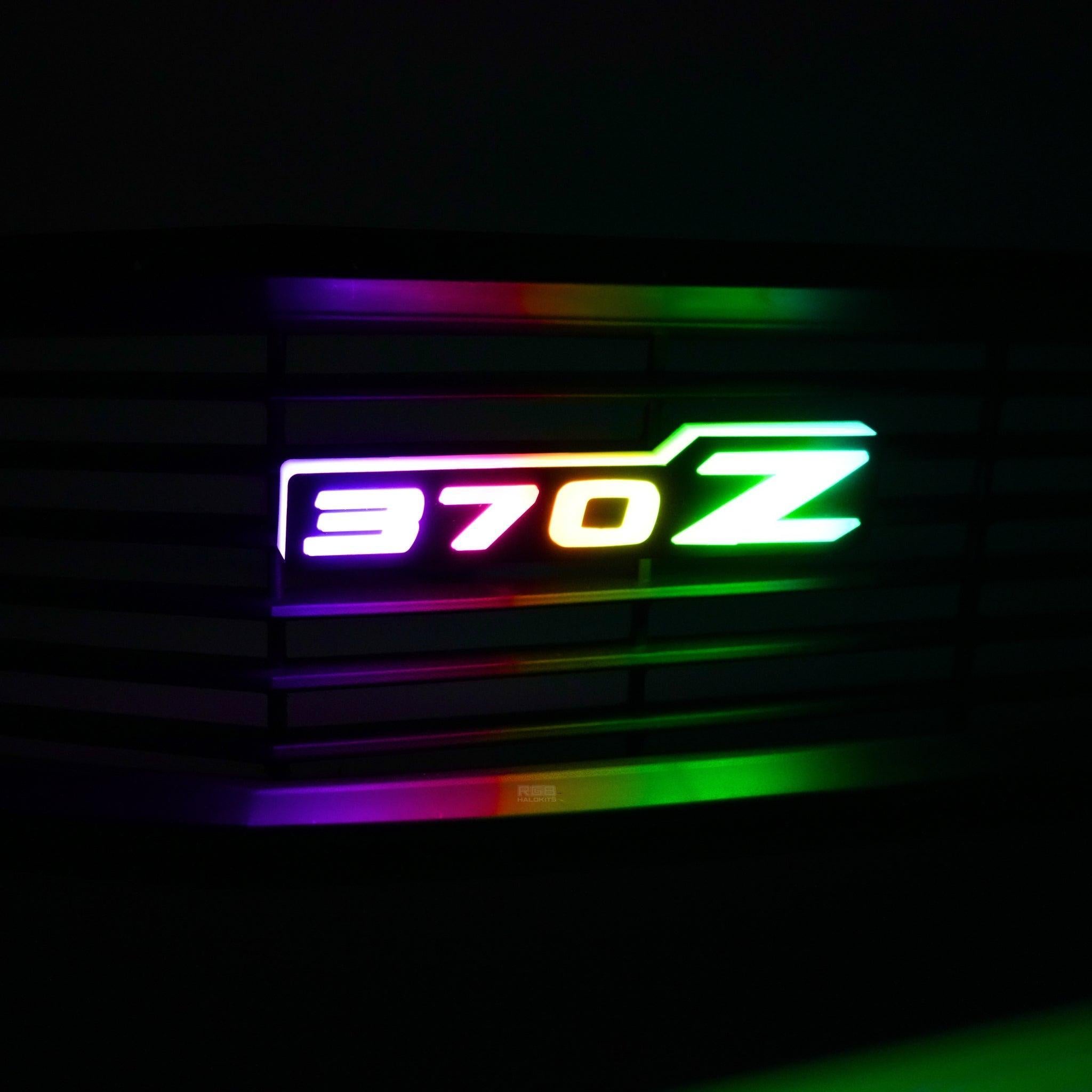 Nissan 370z LED Badge: (Multicolor Flow)