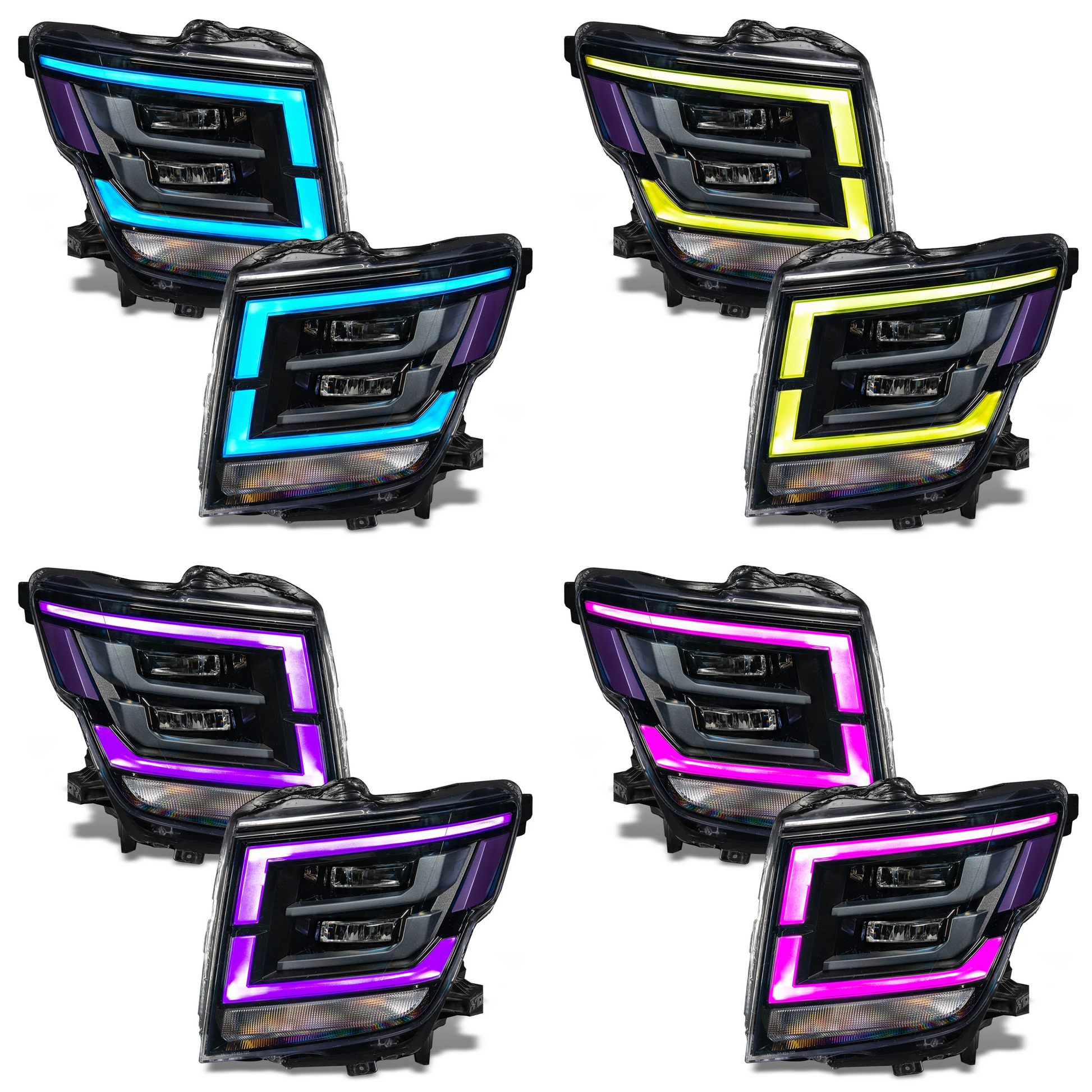 Nissan Titan Multicolor RGBW DRL Boards (2021-2022)