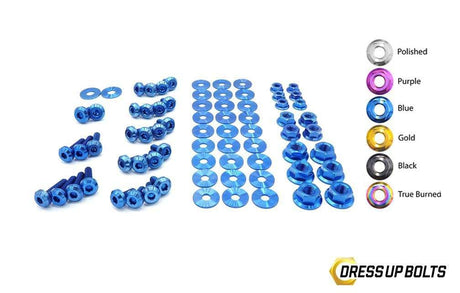 Dress Up Bolts Stage 2 Titanium Hardware Engine Bay Kit - Nissan S15 (1999-2002)