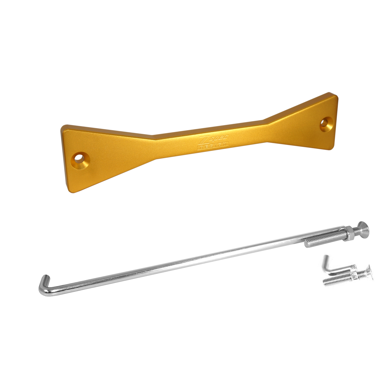 ZSPEC Battery Hold Down/Bracket for Infiniti G35/G37/Q50/Q60, Billet w/ Stainless Hardware