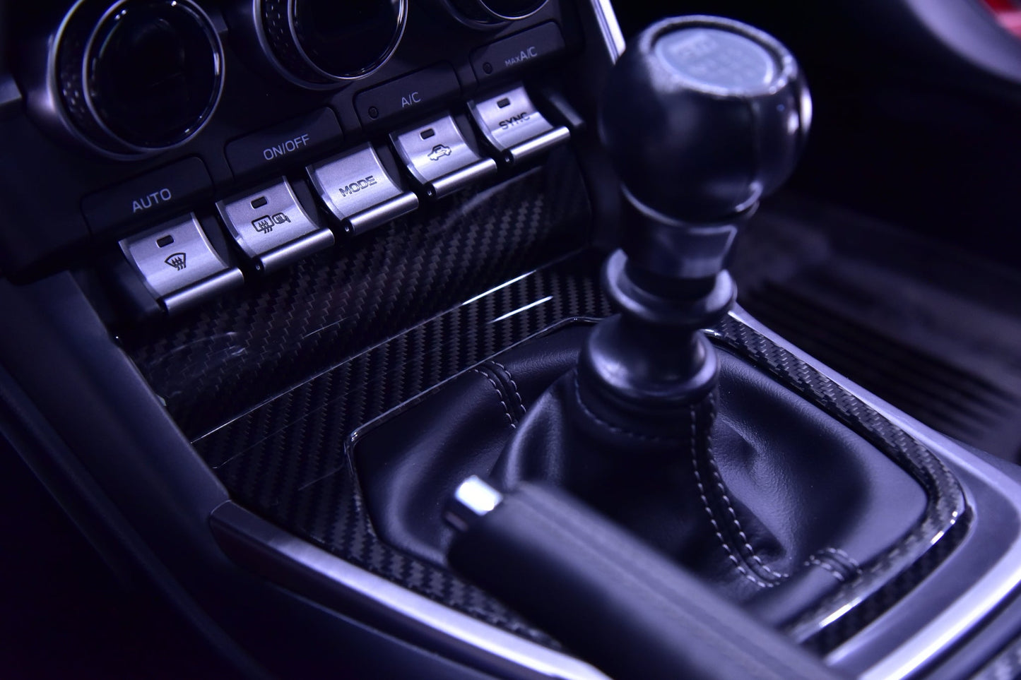 OLM LE Dry Carbon Fiber Shift Panel Trim (MT) - 2022+ BRZ/86