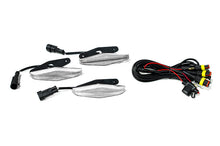 OLM Grille Lights (Clear Lens / Amber LED) - 14-19 Toyota 4Runner