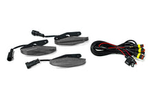 OLM Grille Lights (Smoke Lens / Amber LED) - 14-19 Toyota 4Runner