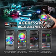 Dodge Challenger 08-23 AURA PRO Bluetooth DRL Halo RGB - Install Friendly