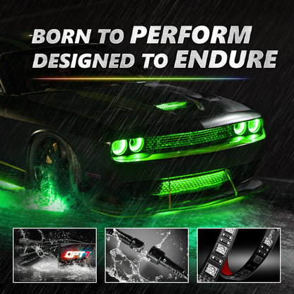 Dodge Challenger 08-23 AURA PRO Bluetooth DRL Halo RGB - Install Friendly