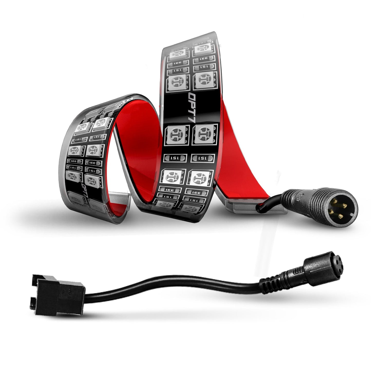 AURA LED Strip with Waterproof Connector With Extension Wire