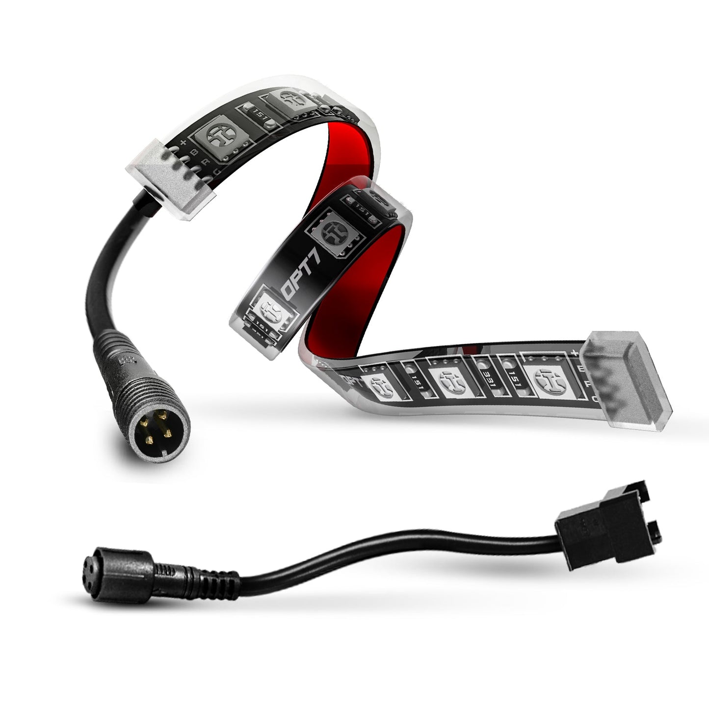 AURA LED Strip with Waterproof Connector With Extension Wire