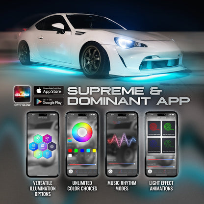 AURA Flexible LED Underglow Lighting Strip Kit