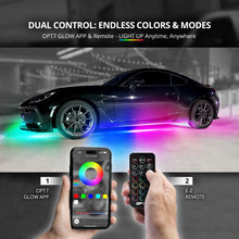 AURA Flexible LED DreamColor Underglow Lighting Strip Kit w-Remote