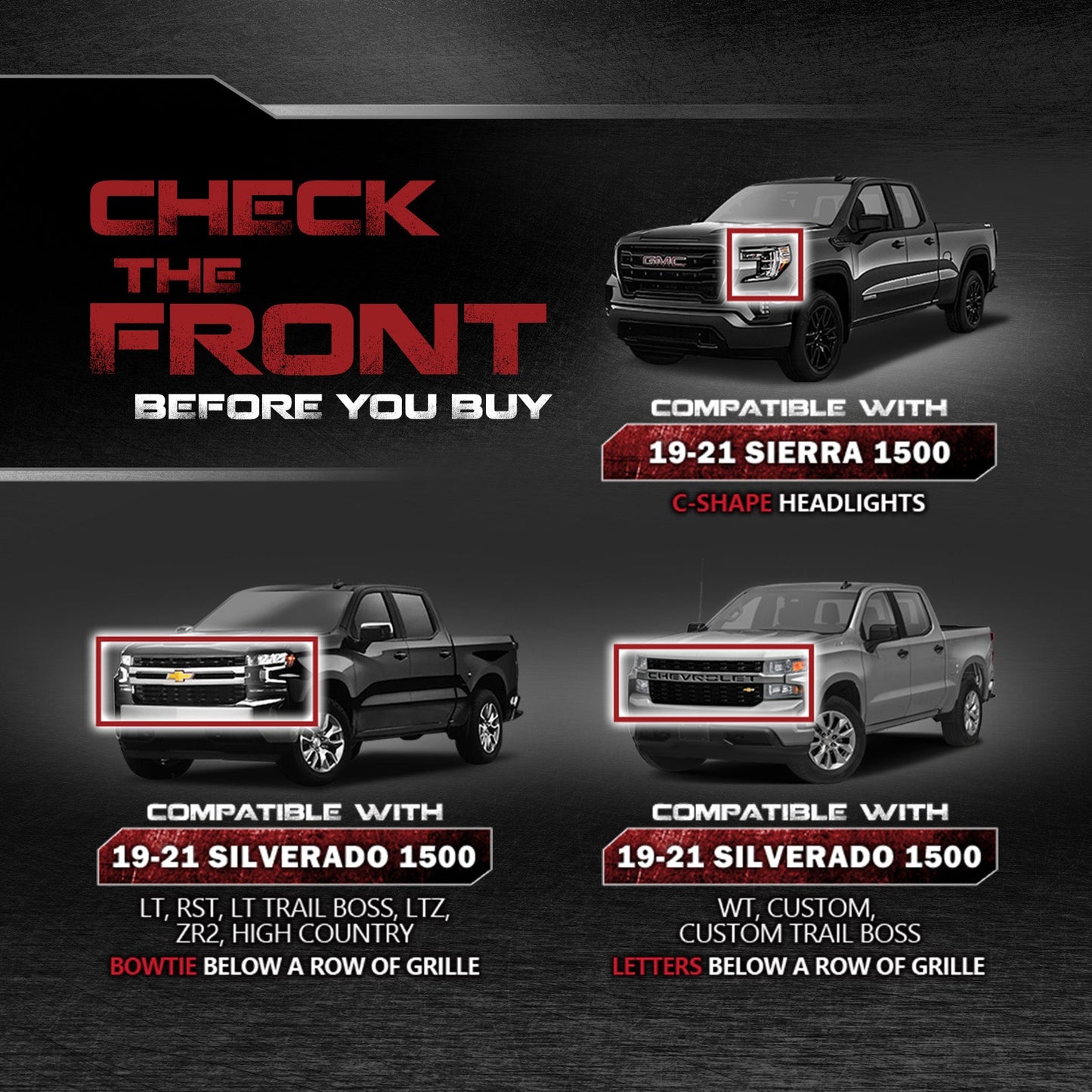 OPT7 Redline Easy Connect Harness for 2019-2021 Chevy Silverado - GMC Sierra 1500