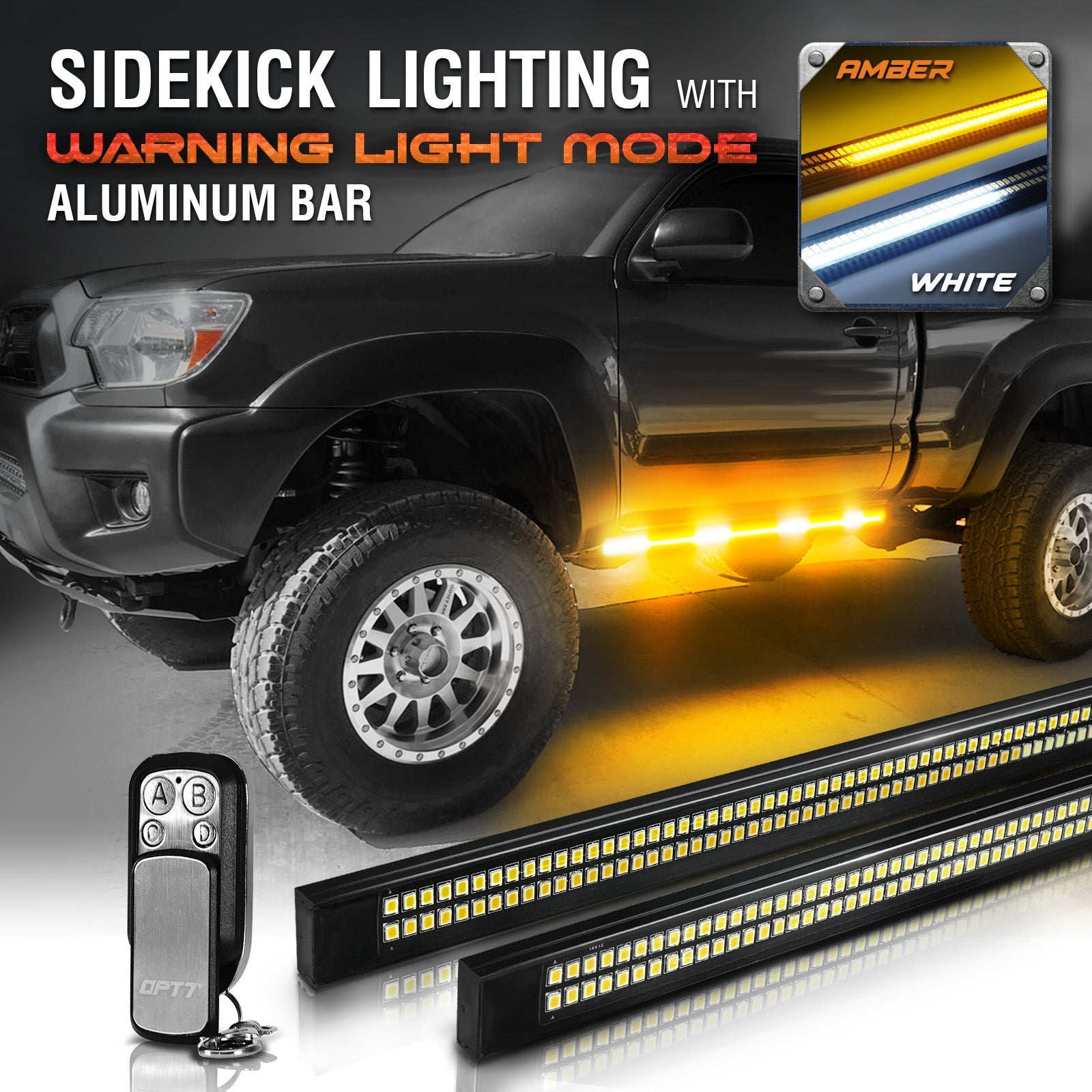 Sidekick Running Board Light 2PC 48-Inch with Warning Mode